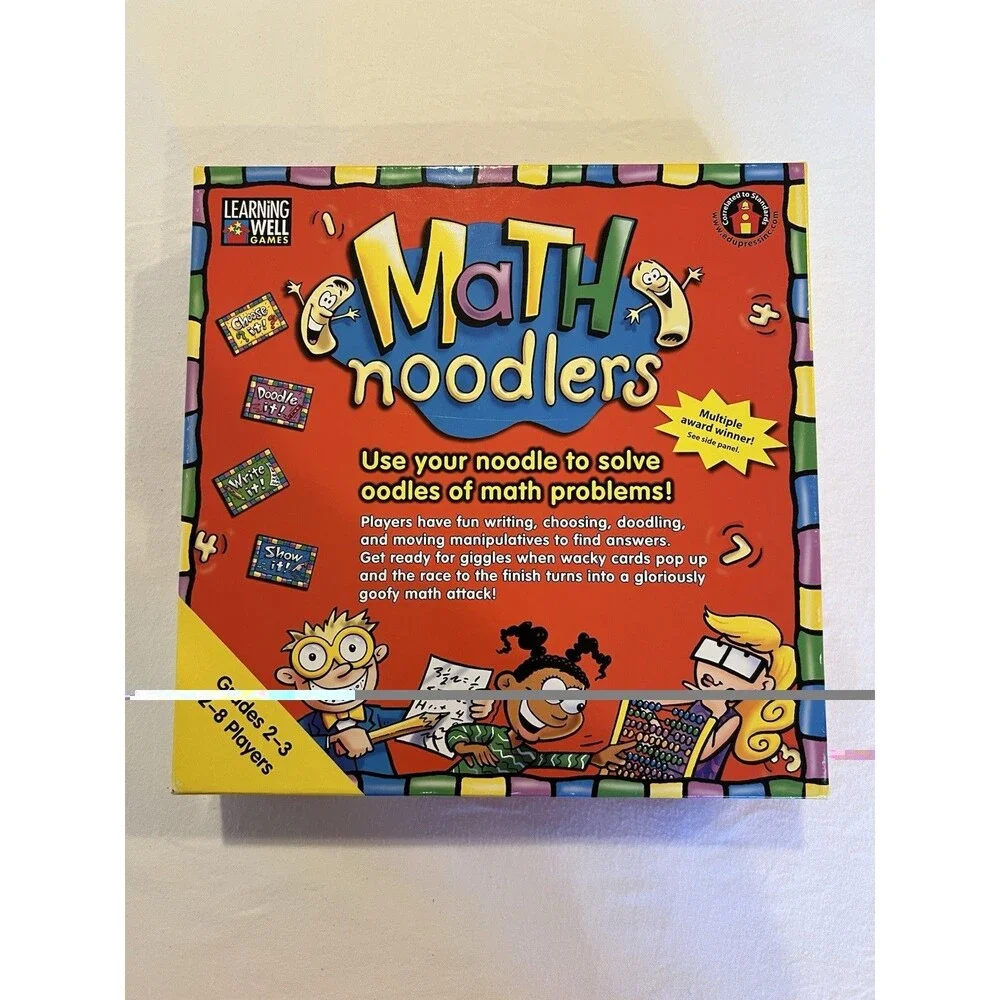 Math Noodlers Math Games Learning Well Games Grades 2-3 Math Skills